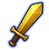 Illustrated sword representing companion equipment